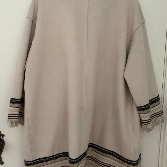 Zara Faux-Suede Light Coat - Picture 3 of 4